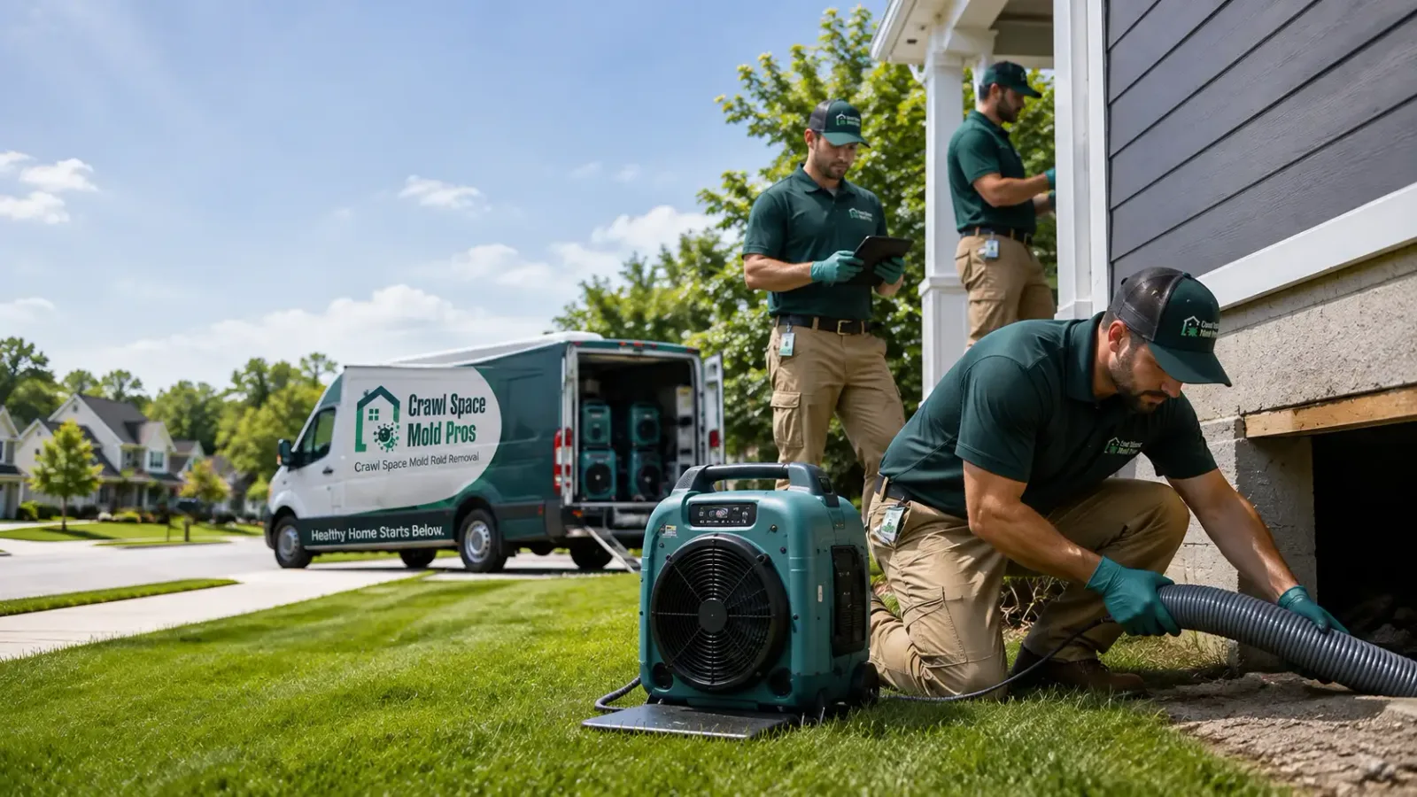Crawl Space Mold Removal in Quincy, CA
